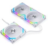 Lian Li UNI FAN SL120V2 Triple Pack case fan Wit, RGB leds, 4-pins PWM fan-connector, incl. controller 