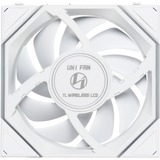 Lian Li UNI FAN TL120 LCD Reverse Blade Wireless Triple Pack case fan Wit, 4-pin PWM + 1x 9-pin USB, Incl. controller