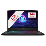 MSI Katana A17 AI B8VF-835NL 17.3"  gaming laptop Zwart | Ryzen 9 8945HS | RTX 4060 | 16 GB | 1 TB SSD