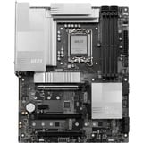 MSI PRO Z890-P WIFI socket 1851 moederbord Zwart/zilver, RAID, 5Gb-LAN, WLAN, BT, Sound, ATX