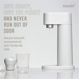 Mysoda Woody White bruiswatertoestel Wit, Incl. CO2-gascilinder & PET fles