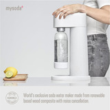 Mysoda Woody White bruiswatertoestel Wit, Incl. CO2-gascilinder & PET fles