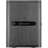 SilverStone CS240 server behuizing Zwart | 2x USB-A | 1x USB-C