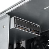 SilverStone CS240 server behuizing Zwart | 2x USB-A | 1x USB-C