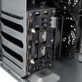 SilverStone CS240 server behuizing Zwart | 2x USB-A | 1x USB-C