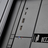 SilverStone CS240 server behuizing Zwart | 2x USB-A | 1x USB-C