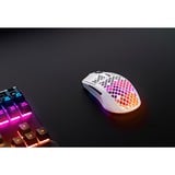 SteelSeries Aerox 3 Wireless - Snow gaming muis Wit, 18.000 dpi, RGB leds