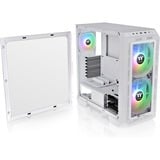 Thermaltake View 300 MX midi tower behuizing Wit | 2x USB-A | 1x USB-C | RGB | Window