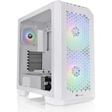 Thermaltake View 300 MX midi tower behuizing Wit | 2x USB-A | 1x USB-C | RGB | Window