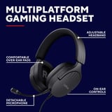 Trust GXT 489 Fayzo Multiplatform  over-ear gaming headset Zwart