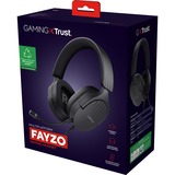 Trust GXT 489 Fayzo  Multiplatform over-ear gaming headset Zwart