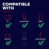 Trust GXT 489 Fayzo  Multiplatform over-ear gaming headset Zwart