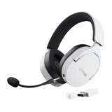 Trust GXT 491W Fayzo Draadloze gamingheadset over-ear gaming headset Wit, 2.4 GHz, Bluetooth