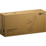 goobay Single Monitor Mount Gaming, 17 tot 49 inch monitorarm Zwart