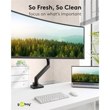goobay Single Monitor Mount Gaming, 17 tot 49 inch monitorarm Zwart