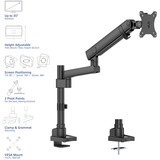 ACT Connectivity Monitorarm office solid pro, mechanische veer, 1 monitor Zwart