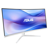 ASUS VU34WCIP-W 34" Curved UltraWide monitor Wit, 100 Hz, HDMI, DisplayPort, Audio, USB Type-C, Air Ionizer