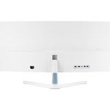 ASUS VU34WCIP-W 34" Curved UltraWide monitor Wit, 100 Hz, HDMI, DisplayPort, Audio, USB Type-C, Air Ionizer