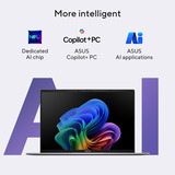 ASUS Vivobook S16 S3607QA-SH042W 16"  Copilot+ laptop Grijs | Qualcomm Snapdragon X X1-26-100 | Qualcomm Adreno GPU | 16 GB | 512 GB SSD