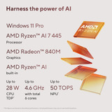 ASUS Zenbook 14 UM3406GA-QD031W 14"  Copilot+ laptop Zwart | Ryzen AI 7 445 | Radeon 840M | 32 GB | 1 TB SSD