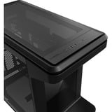 Cooler Master MasterFrame 360 Stage LCD midi tower behuizing Zwart | 2x USB-A | 1x USB-C | Tempered Glass