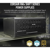 Corsair RM1000x SHIFT Plus Gold Refurbished modulaire 1000 watt voeding  Zwart, 1x 12V-2x6, 4x PCIe