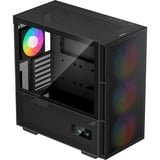 DeepCool CH560 DIGITAL midi tower behuizing Zwart | 1x USB-A | 1x USB-C | RGB | Tempered Glass