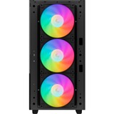 DeepCool CH560 DIGITAL midi tower behuizing Zwart | 1x USB-A | 1x USB-C | RGB | Tempered Glass