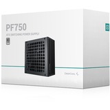 DeepCool PF750 750W voeding  Zwart, 2x PCIe