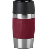 Emsa Travel Mug Compact Thermosbeker Wijnrood/roestvrij staal, 0,3 Liter