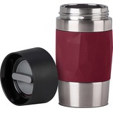 Emsa Travel Mug Compact Thermosbeker Wijnrood/roestvrij staal, 0,3 Liter