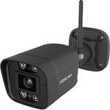 Foscam V5P, 3K/5MP Dual-Band WiFi camera met geluid- en lichtalarm Zwart