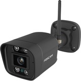 Foscam V5P, 3K/5MP Dual-Band WiFi camera met geluid- en lichtalarm beveiligingscamera Zwart