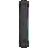 Fractal Design Momentum 12 RGB case fan Zwart, 4-pin PWM connector, ARGB Gen 2 (16 leds)