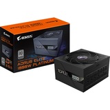 GIGABYTE AORUS ELITE GP-AE1000PM PG5, 1000 Watt voeding  Zwart, 6x PCIe, 1x 12VHPWR, Kabelmanagement