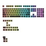 Glorious Aura V3 RGB Keycaps Zwart, Pudding-style keycaps, Double Shot PBT, 130 stuks