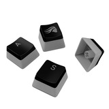 Glorious Aura V3 RGB Keycaps Zwart, Pudding-style keycaps, Double Shot PBT, 130 stuks
