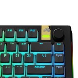 Glorious Aura V3 RGB Keycaps Zwart, Pudding-style keycaps, Double Shot PBT, 130 stuks