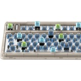 Iqunix OG80 Hitchhiker Wireless Mechanical Keyboard Grijs, US lay-out (QWERTY), IQUNIX Moonstone Turbo, 80% (TKL)	, RGB leds, Hot-swappable, PBT, 2.4GHz | Bluetooth 5.1 | USB-C