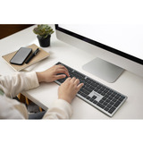 Kensington KB535 EQ Rechargeable Multi-Device Keyboard US-International lay-out (QWERTY), Scissor switches, 100%, USB, 2,4 GHz, Bluetooth 5.4