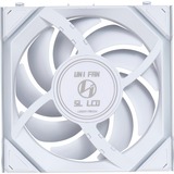 Lian Li UNI FAN SL120 LCD Wireless case fan Wit, 3 stuks, 4-pin PWM fan-connector