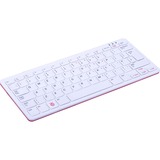 Raspberry Pi Foundation Raspberry Pi 400 mini-pc Wit/pink (roze), USB-A 2.0, 2x USB-A 3.2 (5 Gbit/s), USB-C 3.2 (5 Gbit/s), 2x Micro HDMI, RJ-45