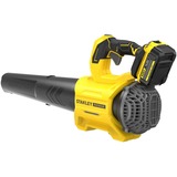 Stanley 18V STANLEY® FATMAX® V20 borstelloze blazer bladblazer Geel/zwart, 4.0Ah, accu en oplader inbegrepen