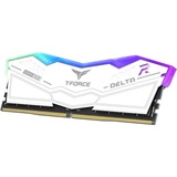 Team Group 32 GB DDR5-6400 (2x 16 GB) Dual-Kit werkgeheugen Wit, Delta RGB, FF4D532G6400HC32ADC01, XMP 3.0