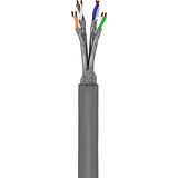 goobay Cat.6a netwerkkabel Grijs, 305 meter, S/FTP, RJ-45, Ruwe kabel