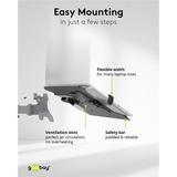 goobay Laptophouder voor monitorarm,10 tot 15,6 inch standaard Zwart
