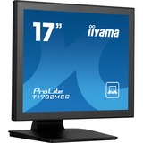iiyama ProLite T1732MSC-B1SAG 17" touchscreen monitor Zwart (mat), VGA, DisplayPort, HDMI, Touch