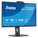 iiyama ProLite XB2797QSNPH-B1 27" monitor Zwart, HDMI, DisplayPort, USB-C, LAN, Audio, Webcam