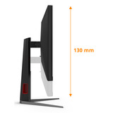 AOC U27G4XM 27" 4K Ultra HD gaming monitor Zwart/rood, 1x DisplayPort, 1x HDMI, 4x USB-A, 160 Hz / 320 Hz