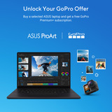 ASUS ProArt P16 H7606GP-SR010X 16"  Copilot+ laptop Zwart | Ryzen AI 9 465 | RTX 5070 | 32 GB | 1 TB SSD | Touch